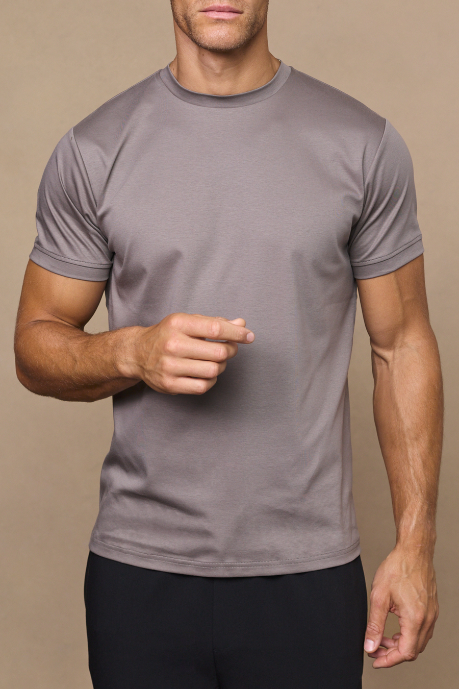 Premium Mercerized T-Shirt - Mushroom