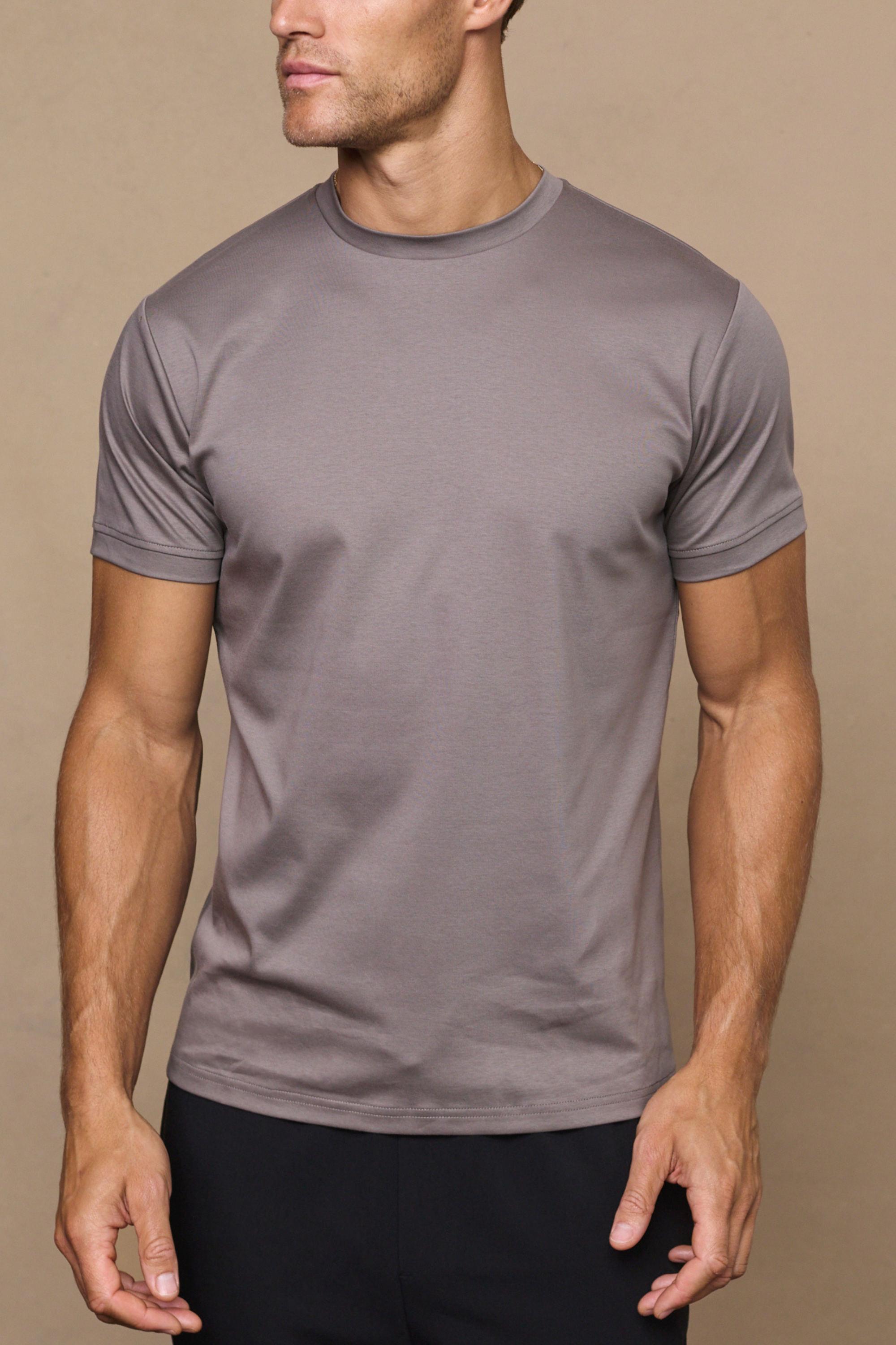 Premium Mercerized T-Shirt - Mushroom