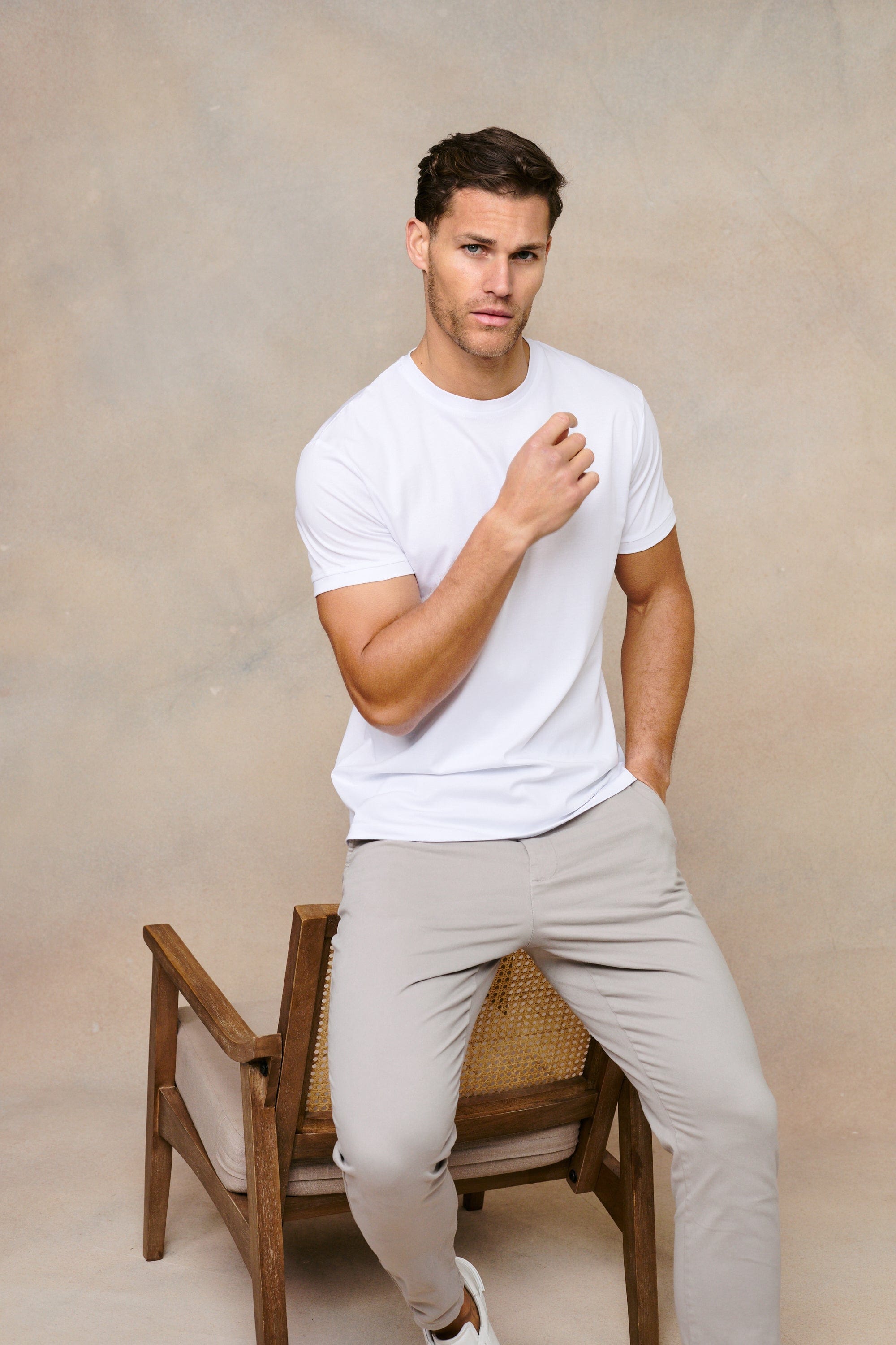 Premium Cotton T-Shirt - White