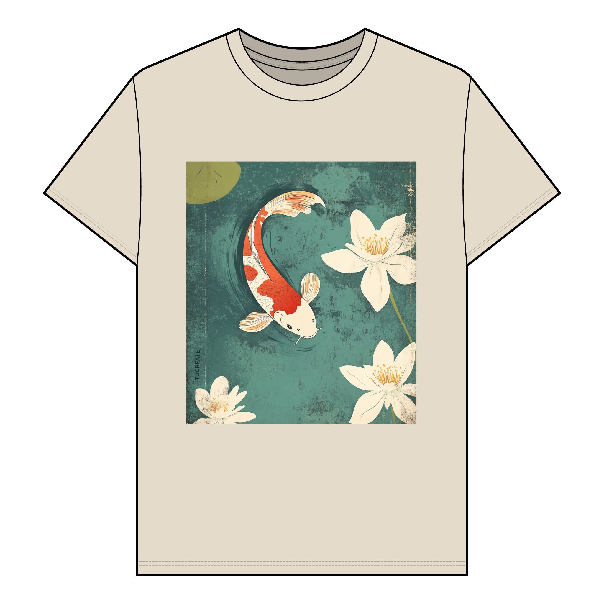 Koi Zen Organic T-Shirt Oat