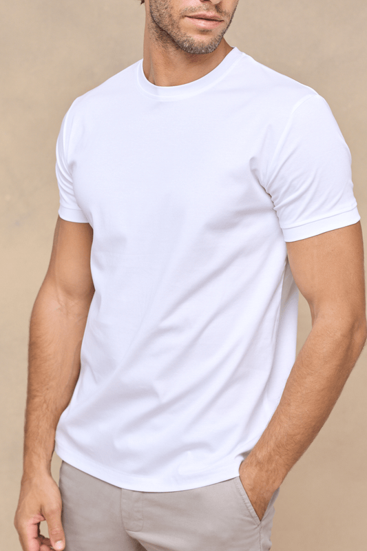Premium Cotton T-Shirt - White