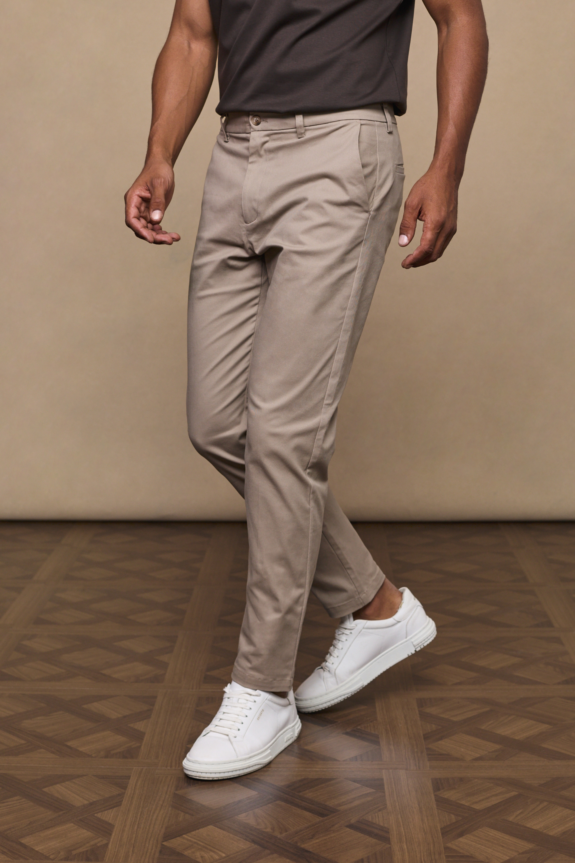 Men's Beige Chinos