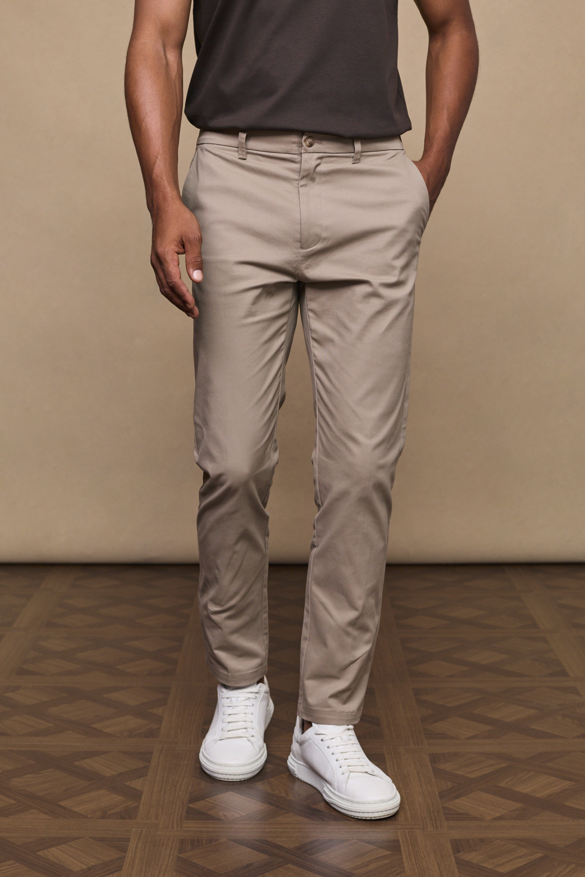 Men's Beige Chinos