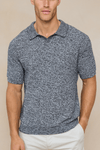 Grey Marl Cotton Knit Polo by Rapha