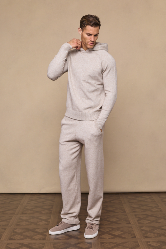 Oatmeal Rowan Knit Hoodie