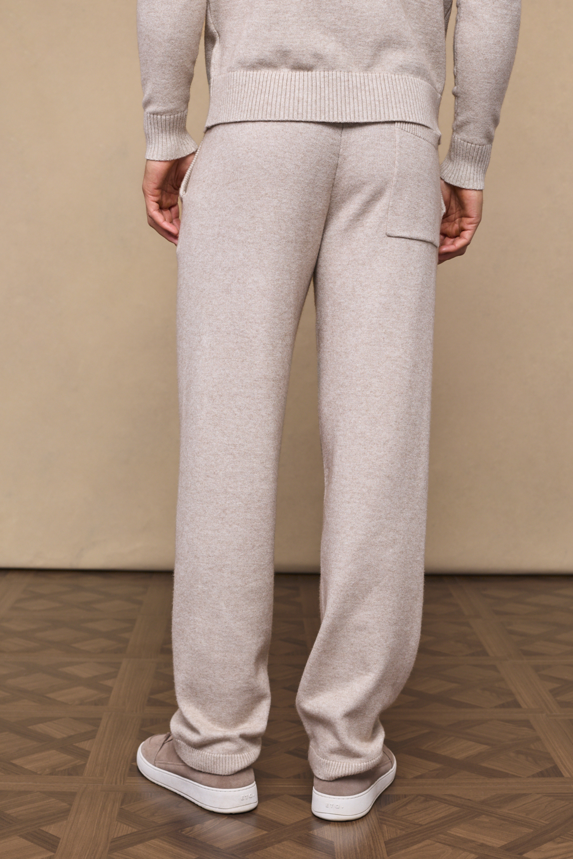 Oatmeal Rowan Knit Trousers