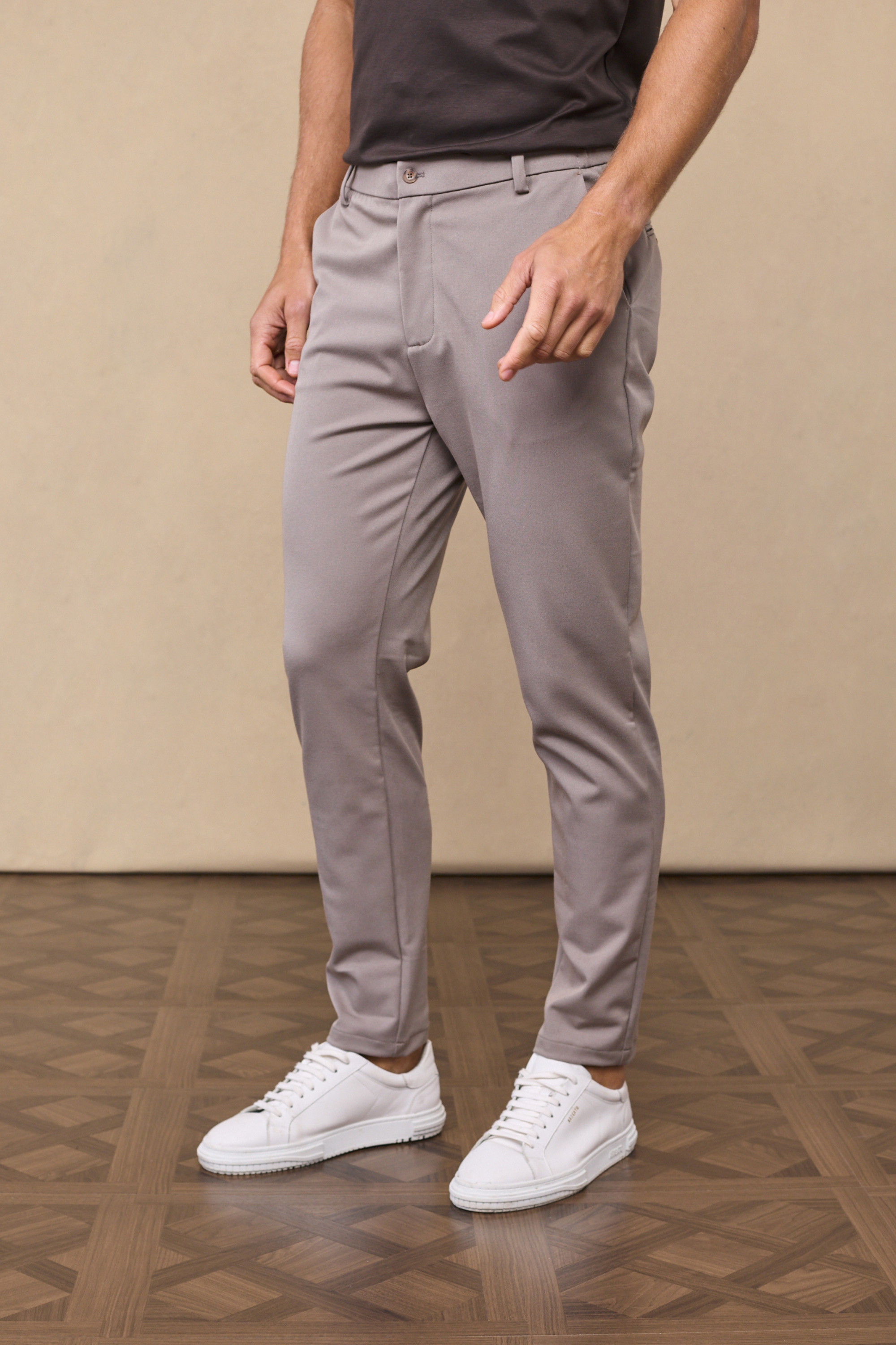 Hugo Everyday Tapered Pants - Warm Grey