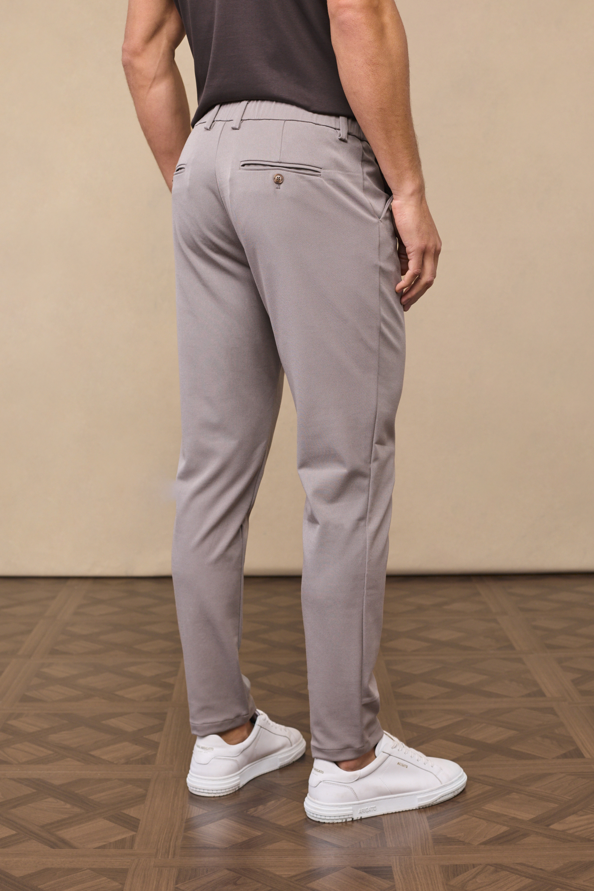 Hugo Everyday Tapered Pants - Warm Grey