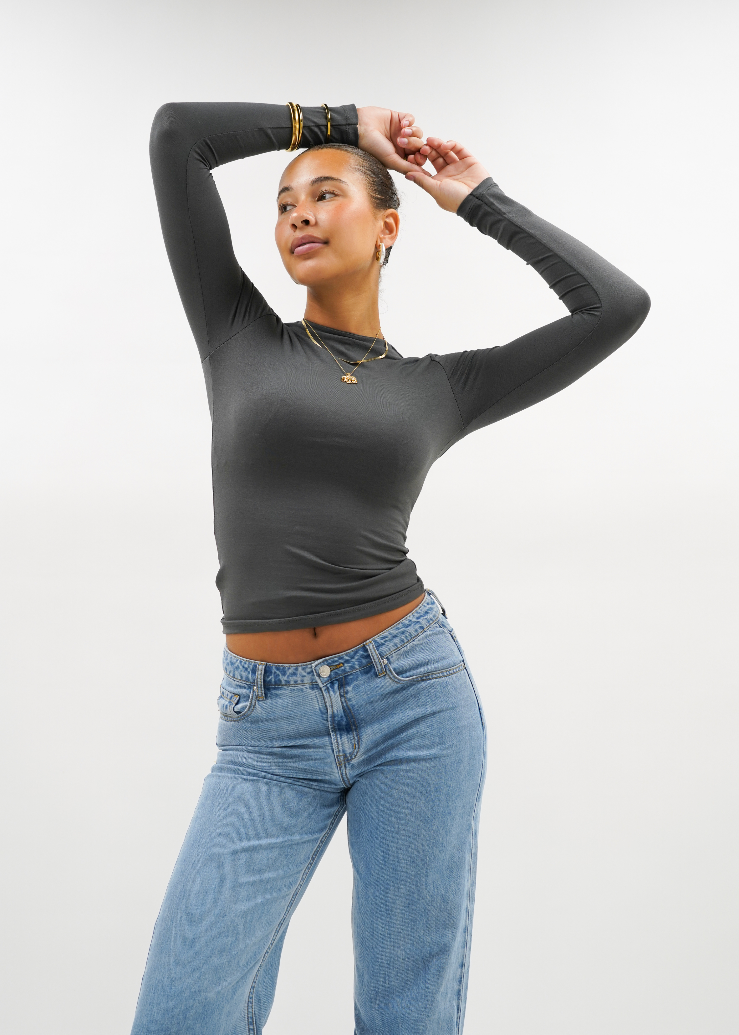 Women's Charcoal Top