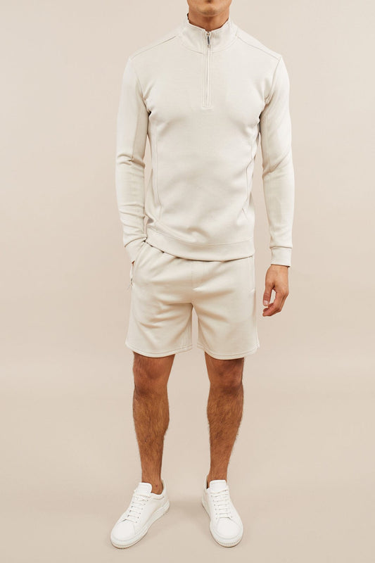 Neoprene Shorts - Stone