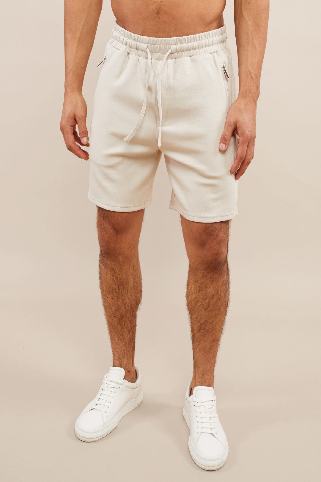 Neoprene Shorts - Stone