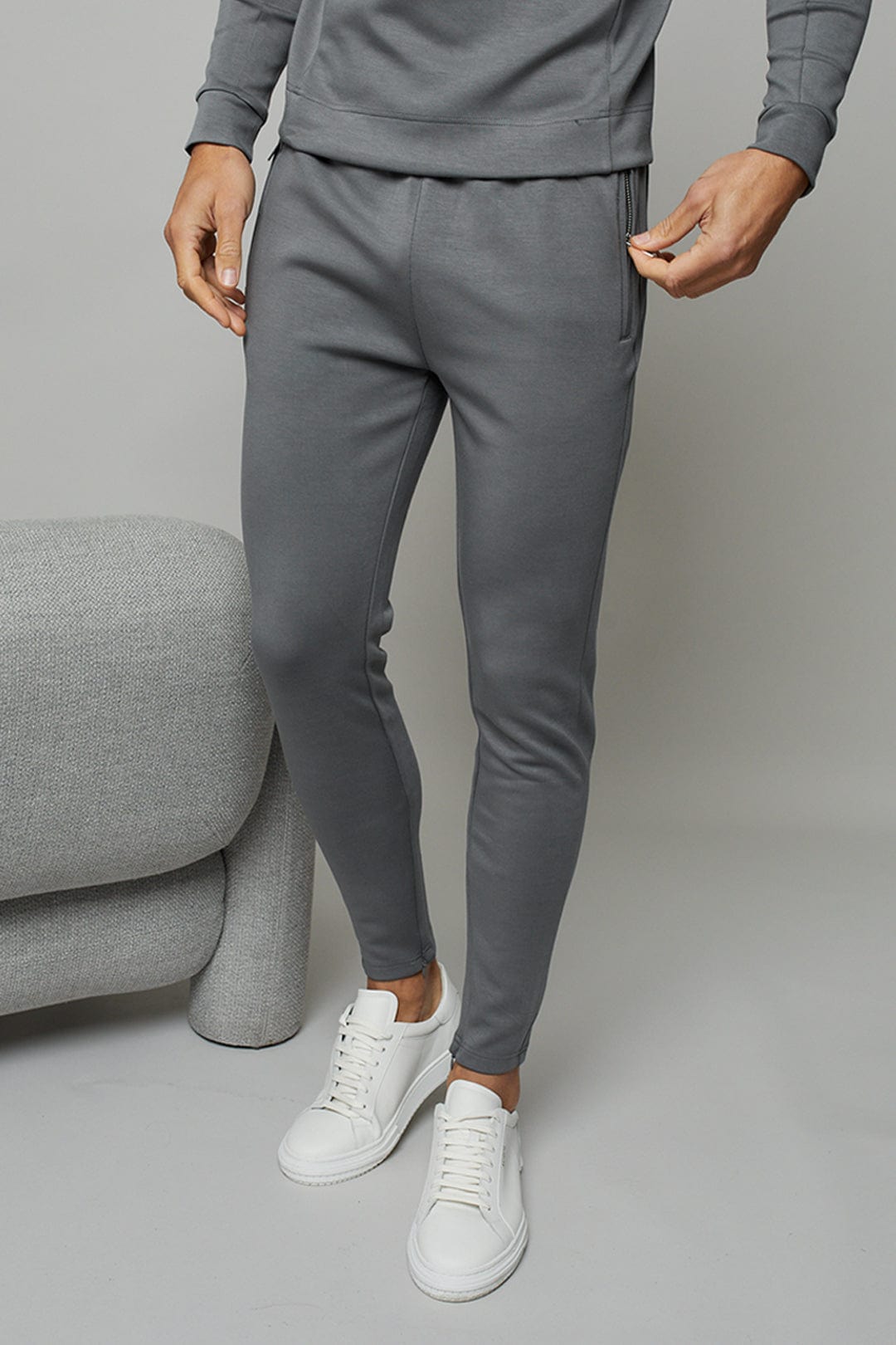 Mid Grey Trousers