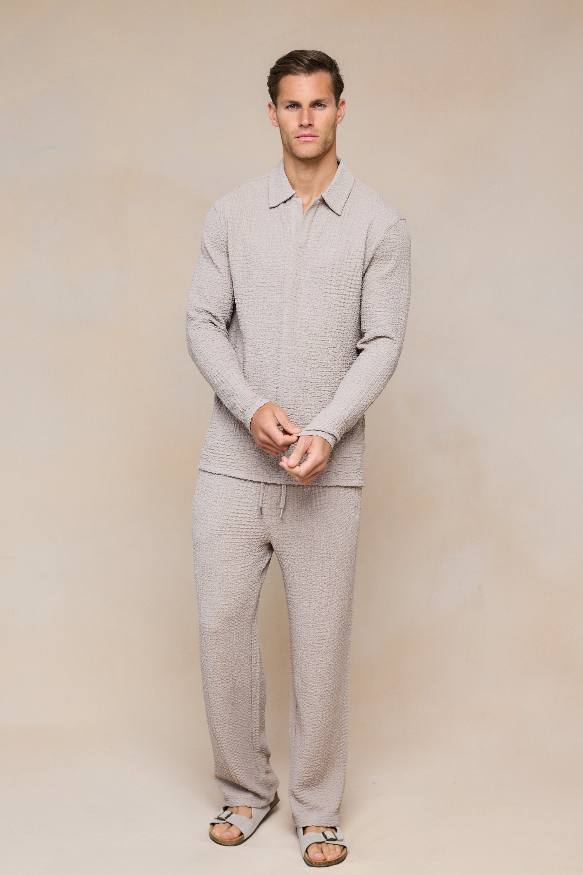 Men's Long Sleeve Polo Shirt