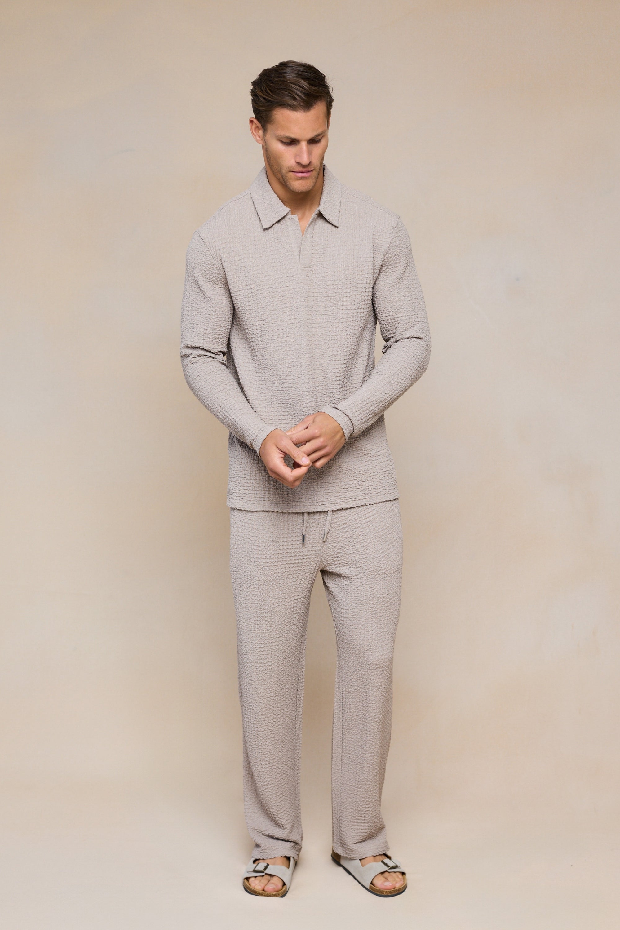 Men's Long Sleeve Polo Shirt