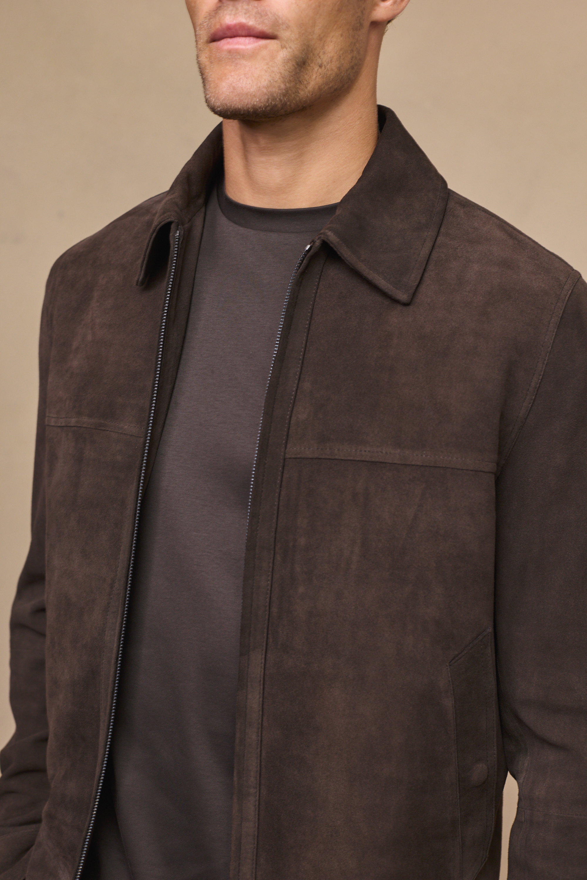Brown Suede Bruno Jacket
