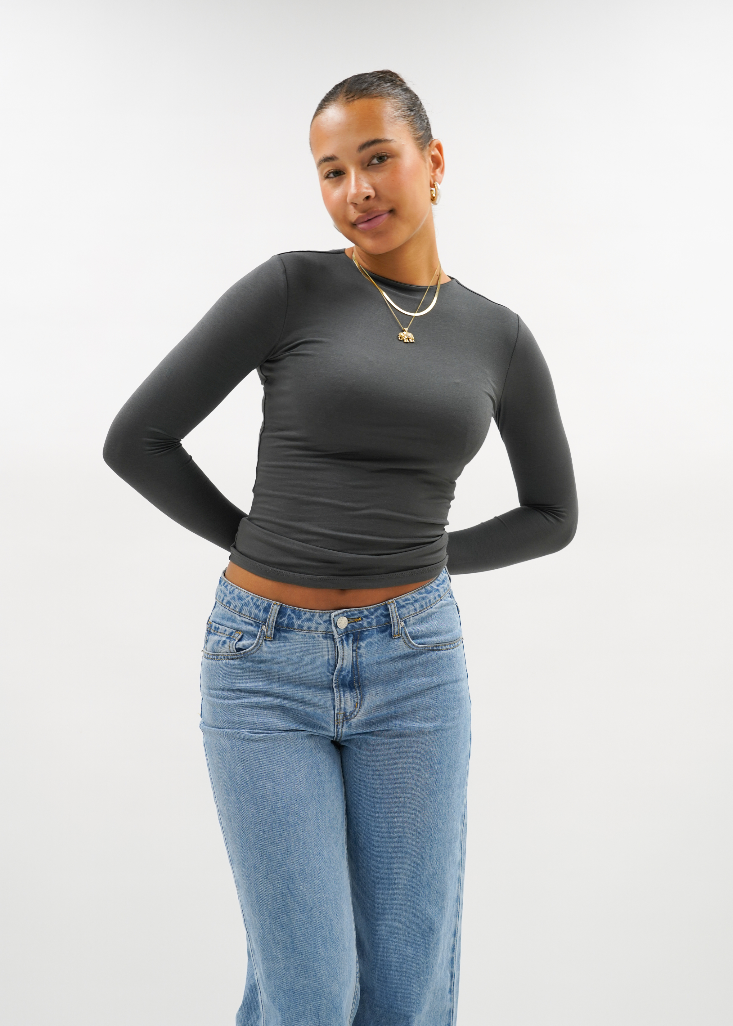 Women's Charcoal Top