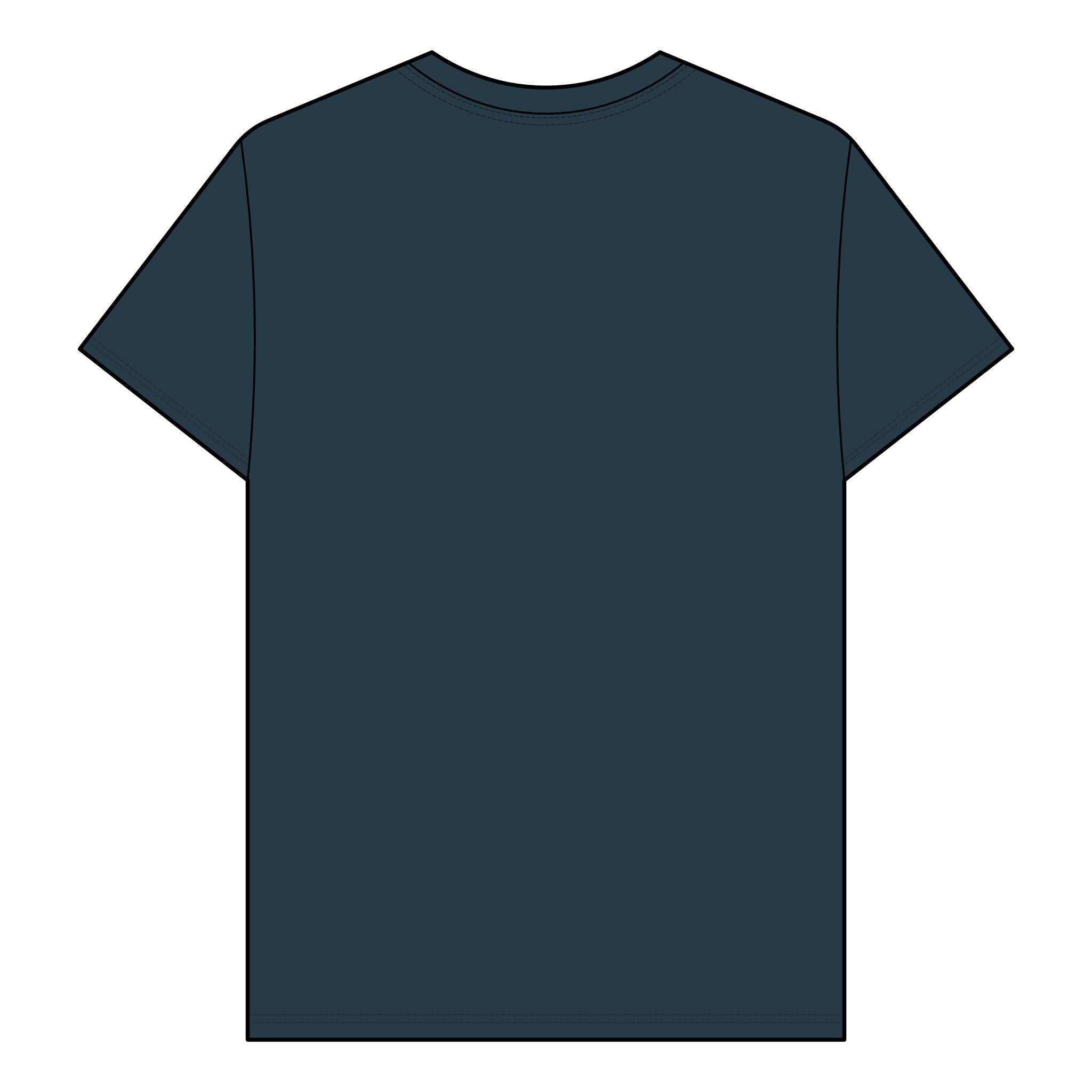 Koi Zen Organic T-Shirt Denim Blue