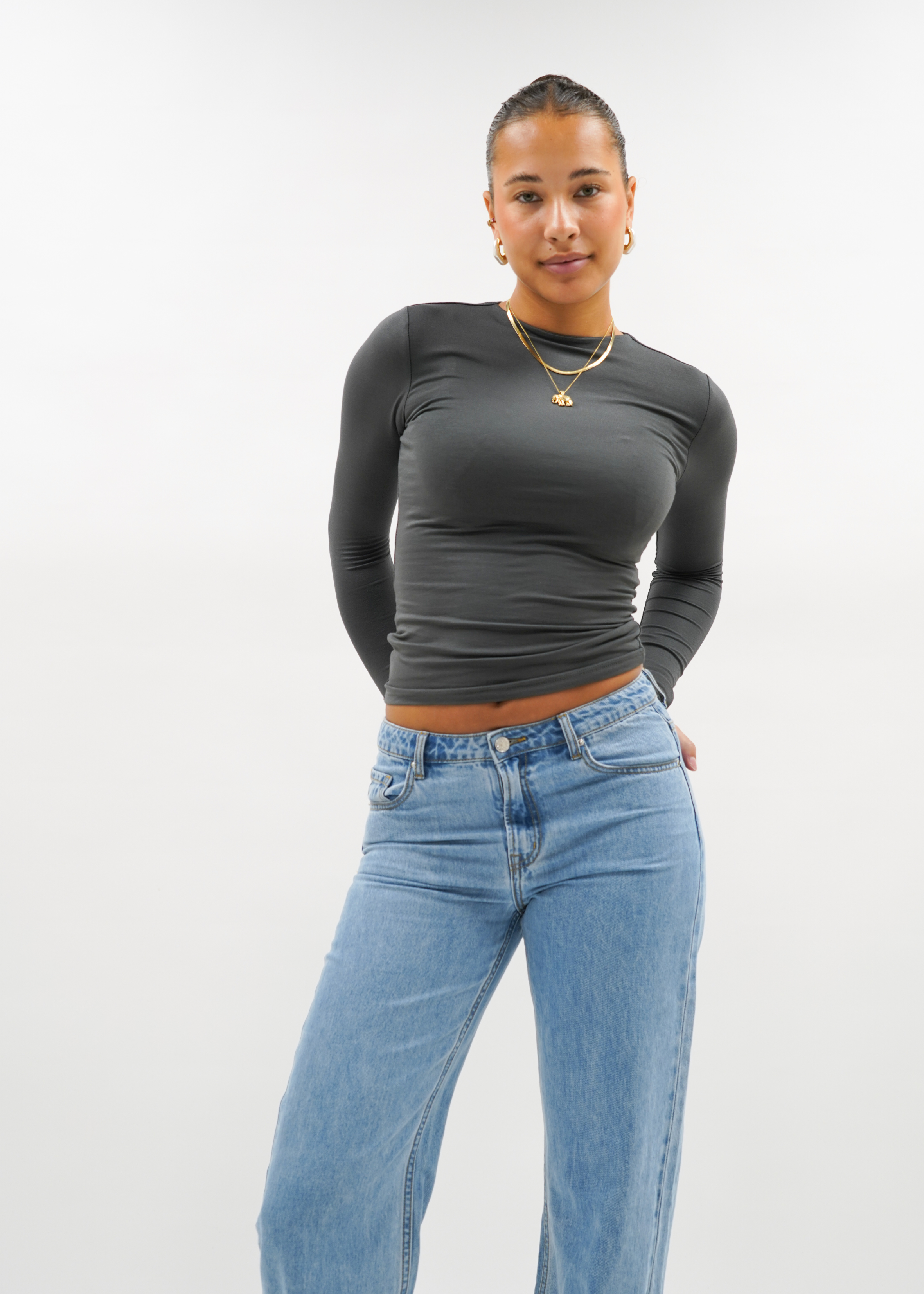 Women's Charcoal Top