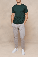 Premium Mercerized T-Shirt - Deep Green 2