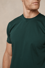 Premium Mercerized T-Shirt - Deep Green 4