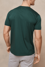 Premium Mercerized T-Shirt - Deep Green 5