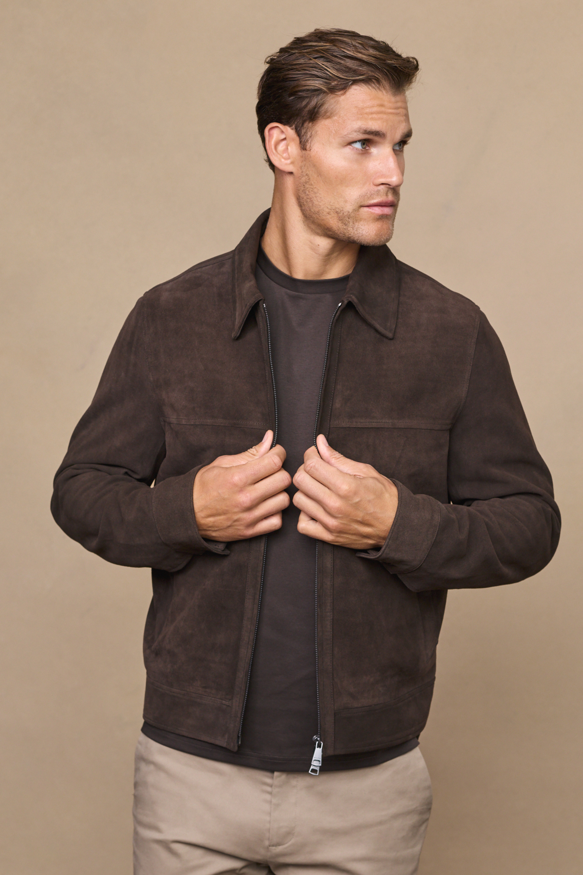 Brown Suede Bruno Jacket