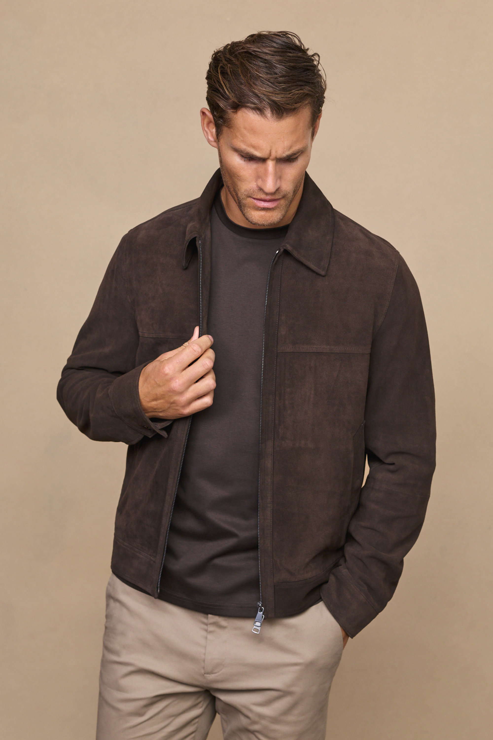 Brown Suede Bruno Jacket