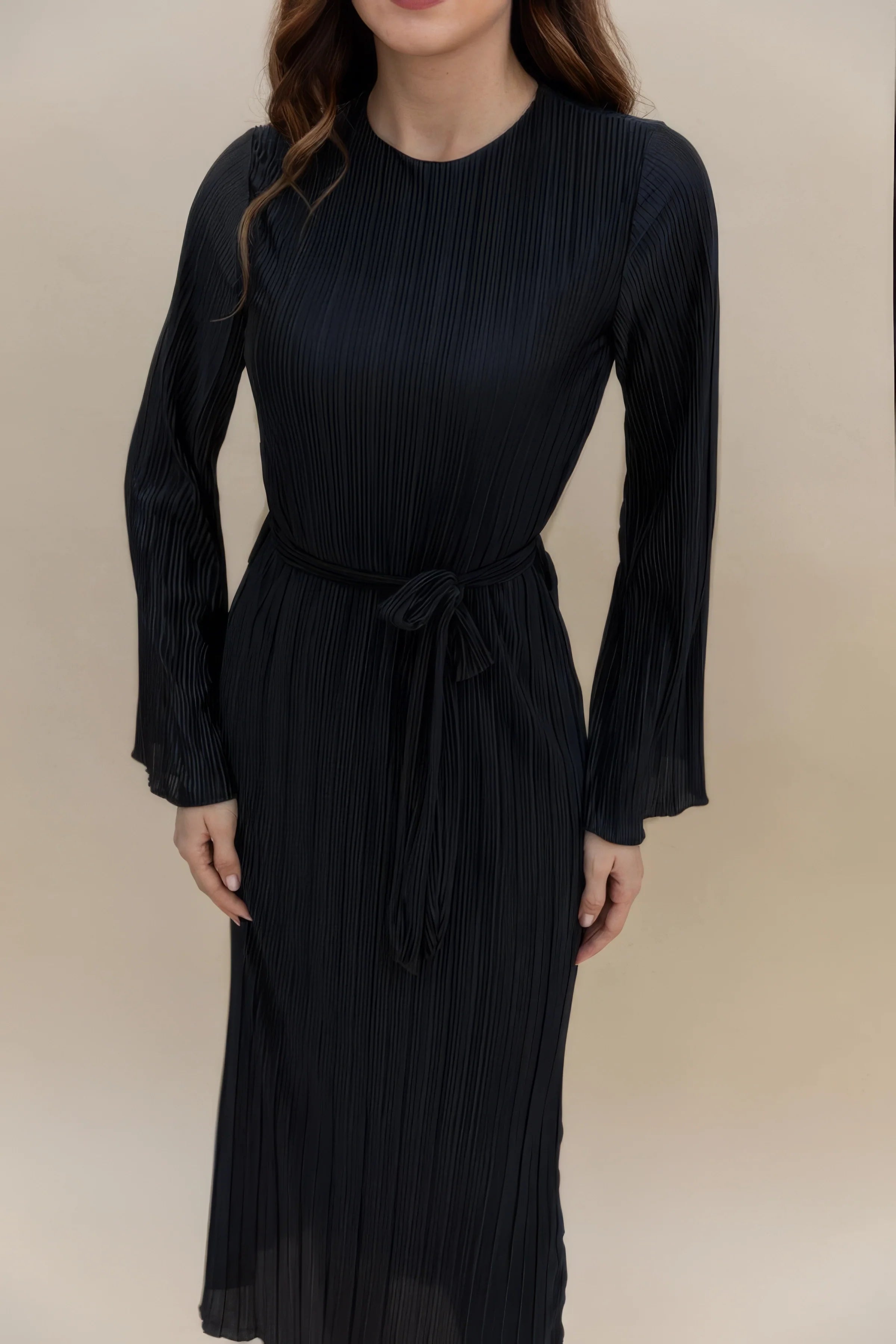 Women's Pleated Midi Dress