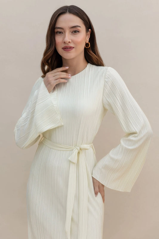 Women's Pleated Midi Dress