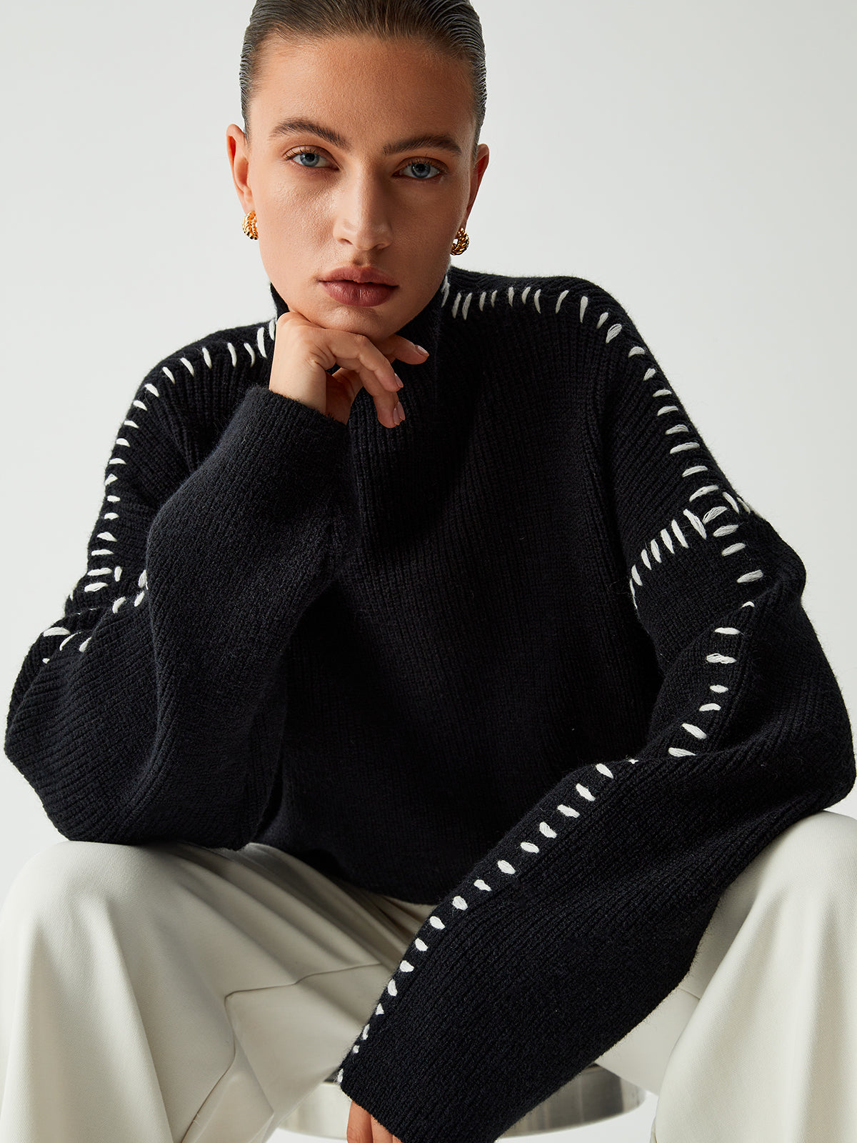 Alma | Cozy Oversized Turtleneck Sweater