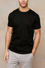 Premium Cotton T-Shirt - Black 4