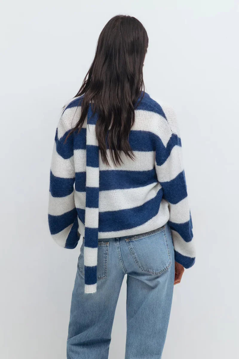 Women's Striped Cardigan — Bretonne