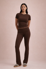 Women's Chocolate Brown Co-ord Set 5
