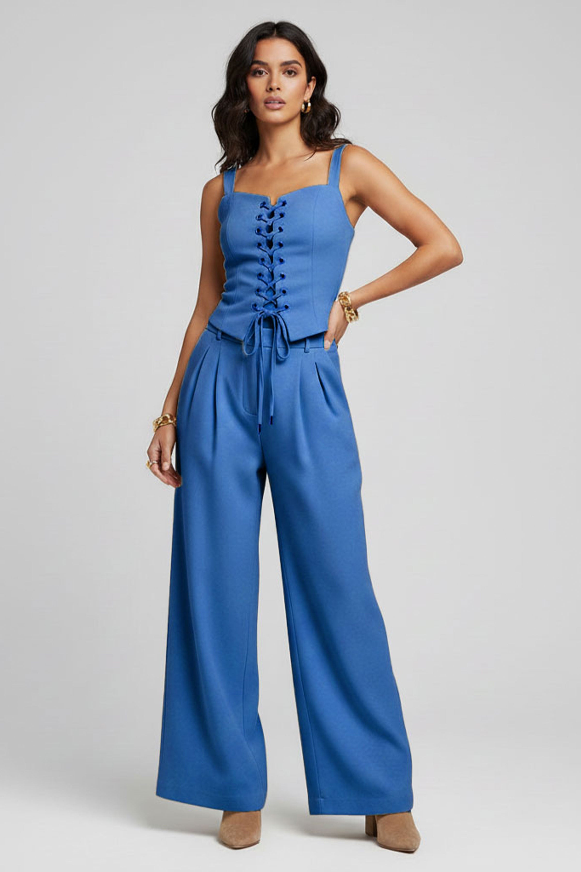 Ella | Tweed Top and Pants Ensemble