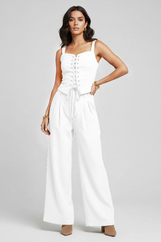 Ella | Tweed Top and Pants Ensemble