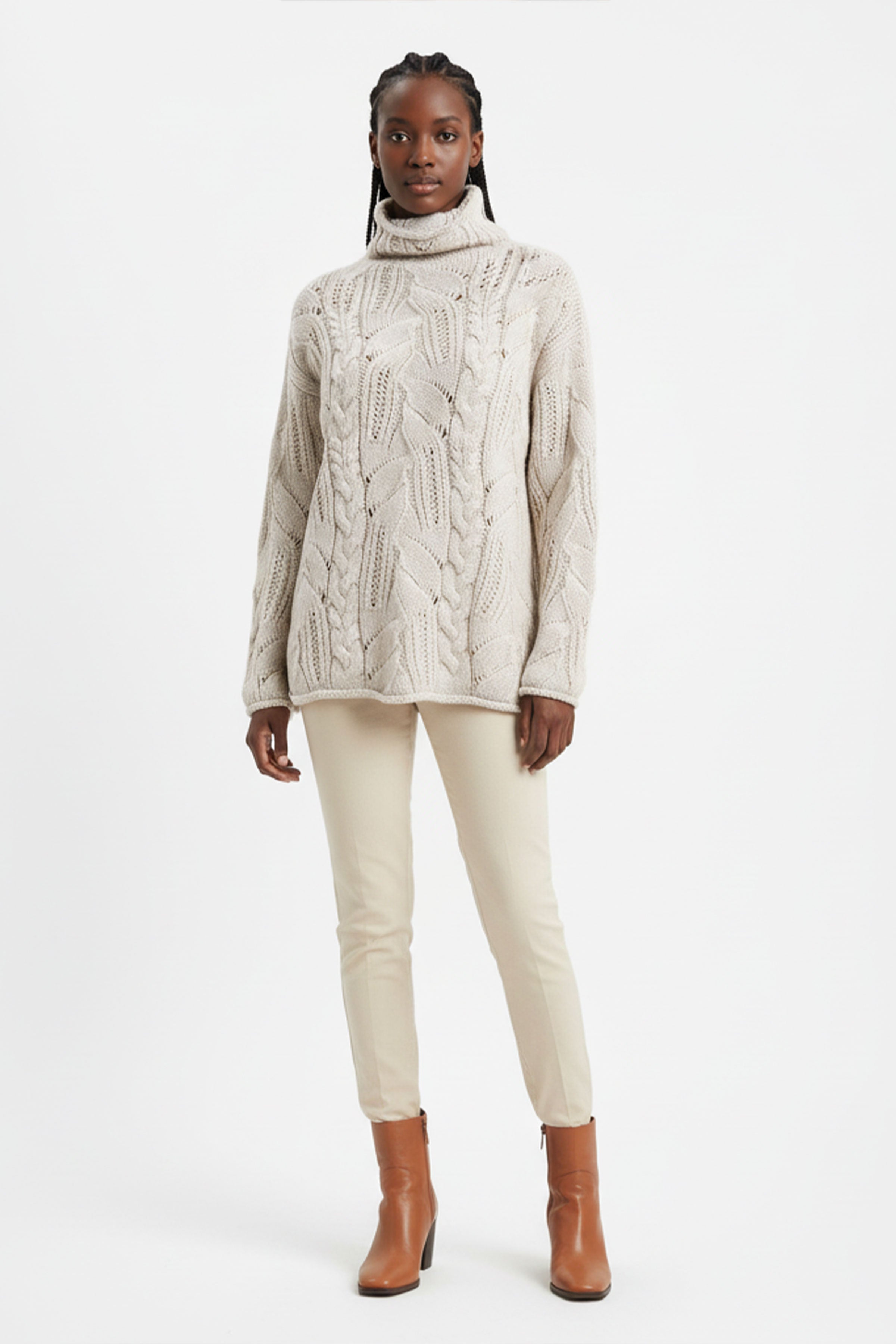 Margeaux | Cozy Turtleneck Knit Sweater