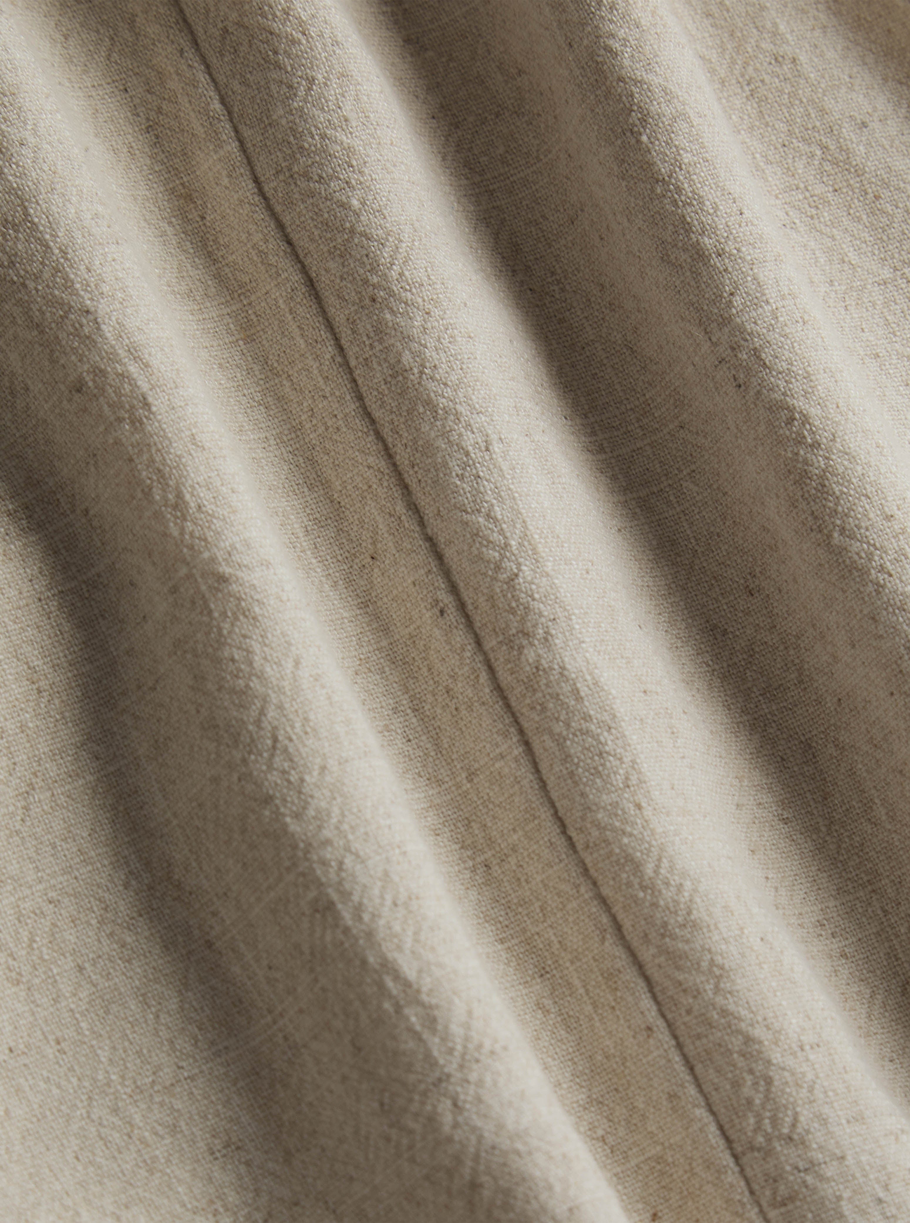 Oatmeal Cami Linen Straight Leg Trousers