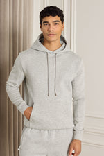 Premium Half Zip Hoodie - Grey Marl 3