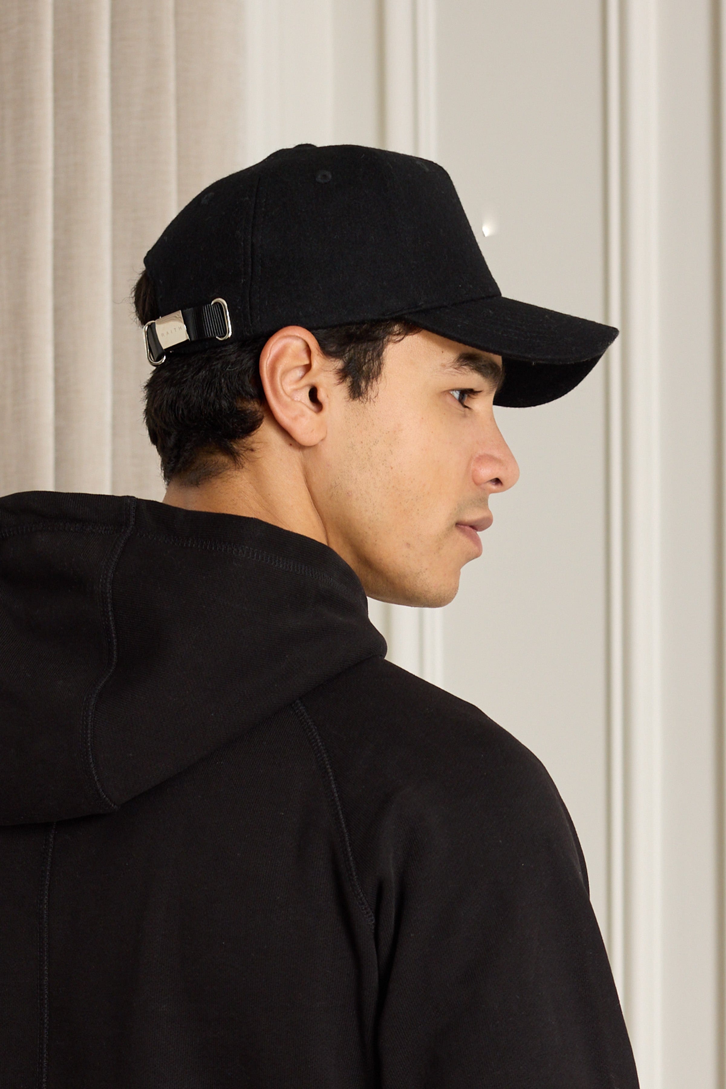 Black Wool Beanie