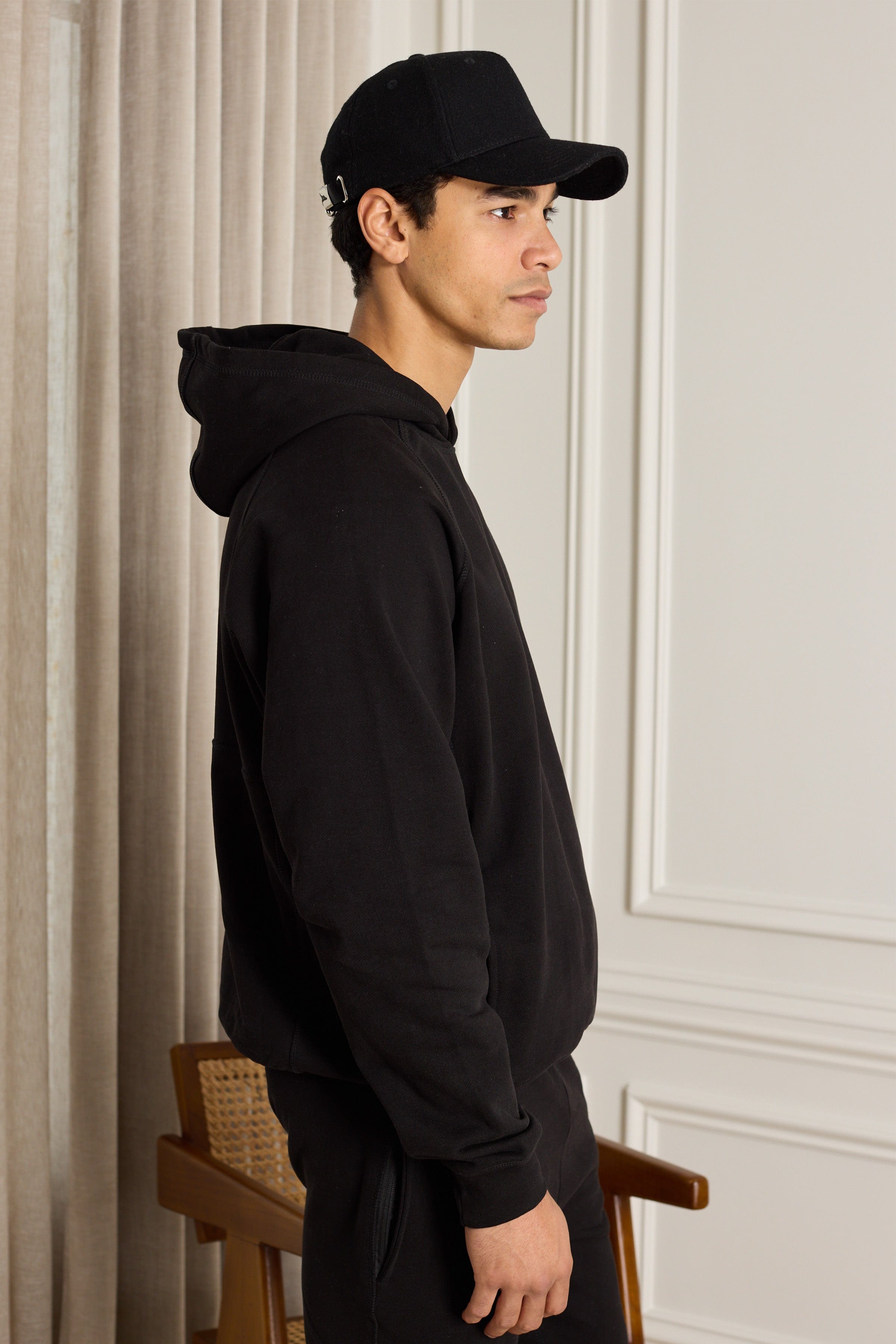 Black Wool Beanie