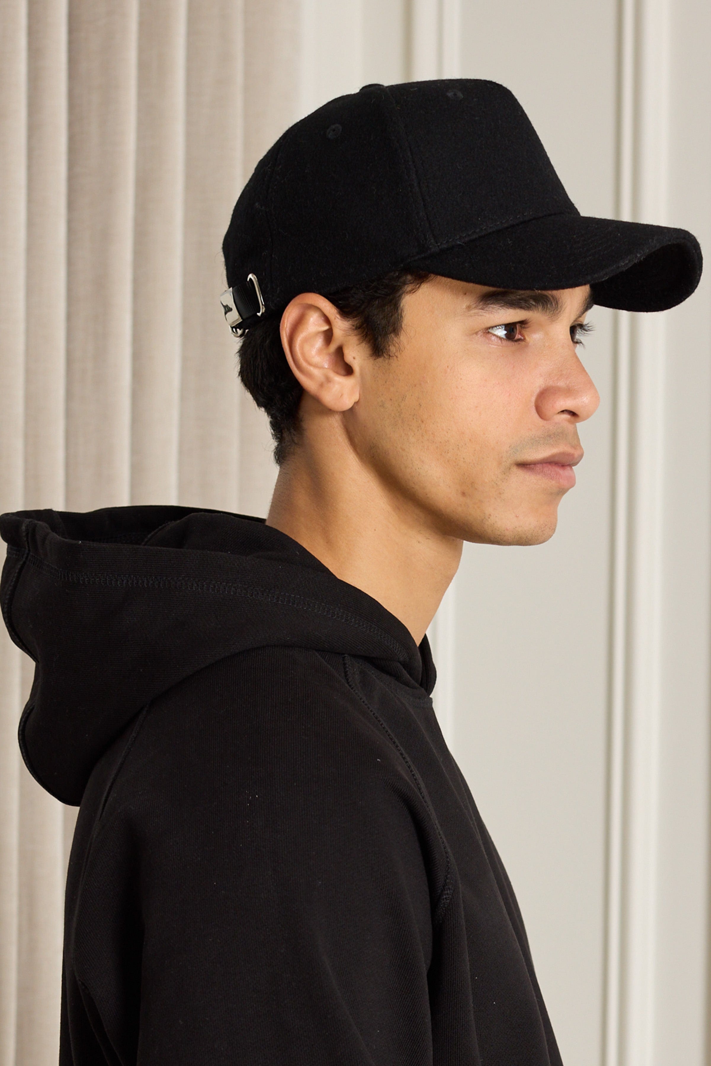 Black Wool Beanie