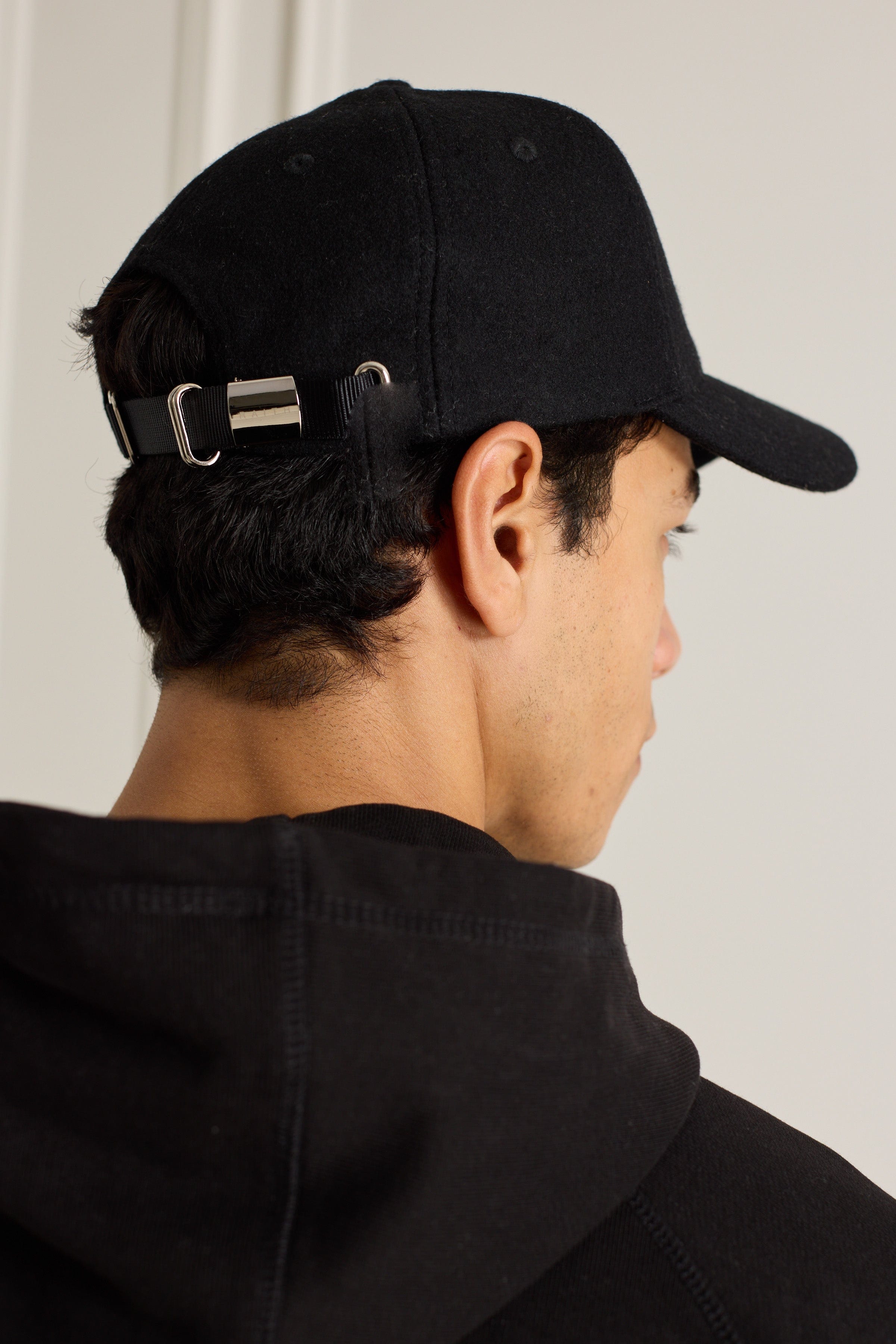 Black Wool Beanie