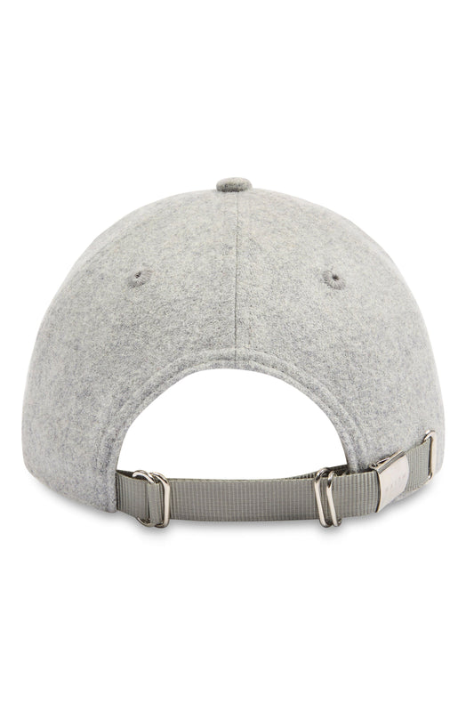 Premium Wool Blend Cap - Grey Marl