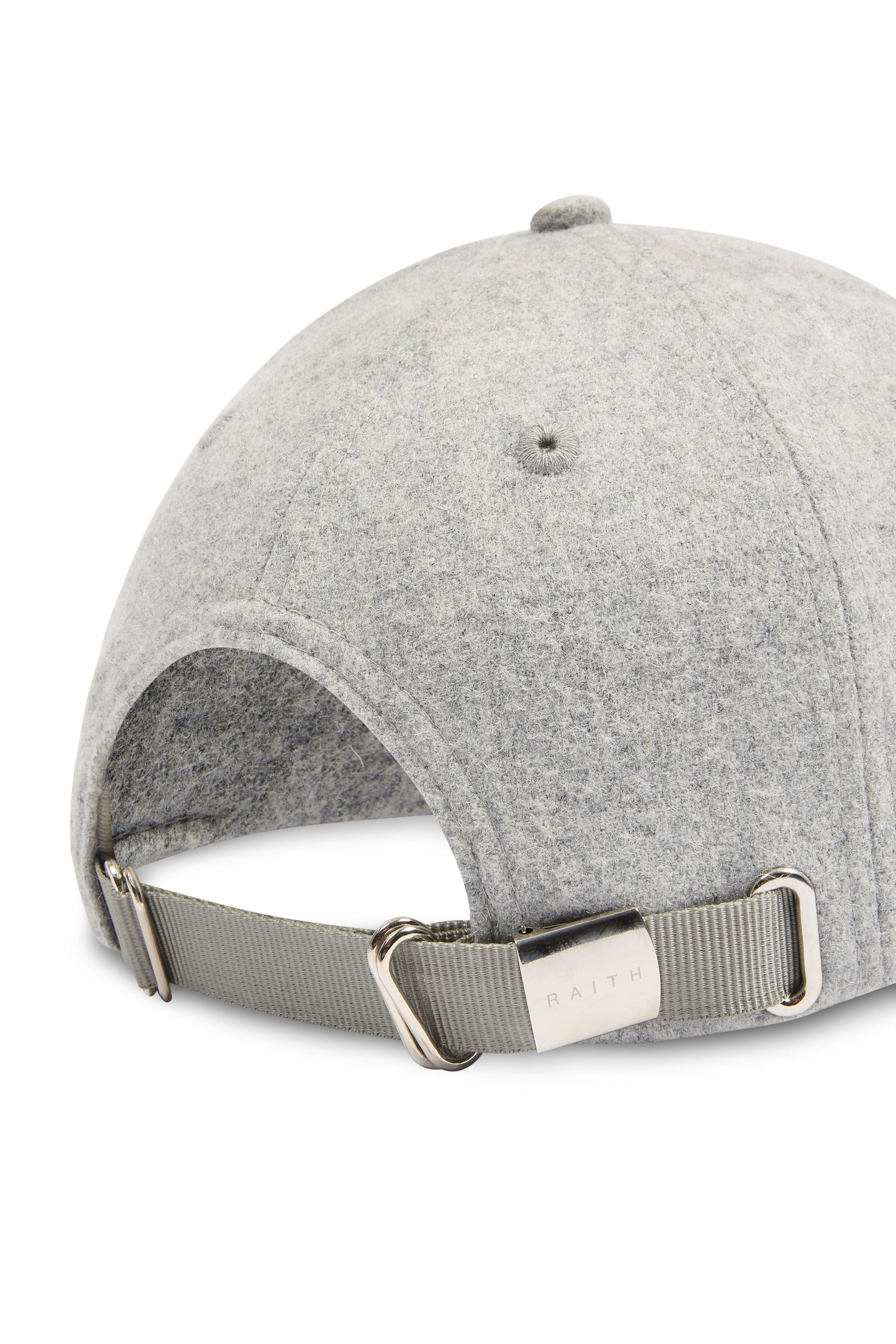 Premium Wool Blend Cap - Grey Marl