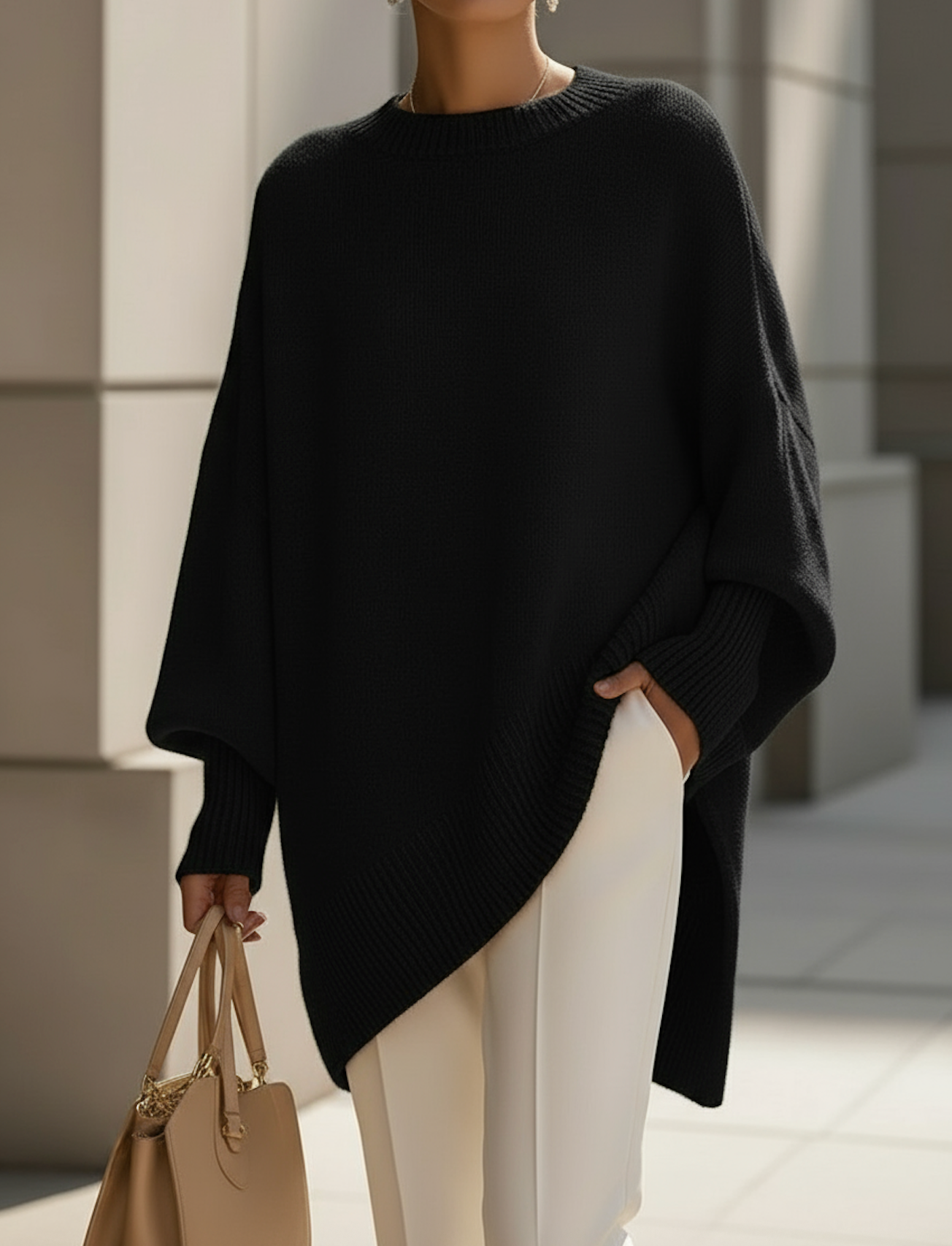 Jeanne | Poncho Sweater