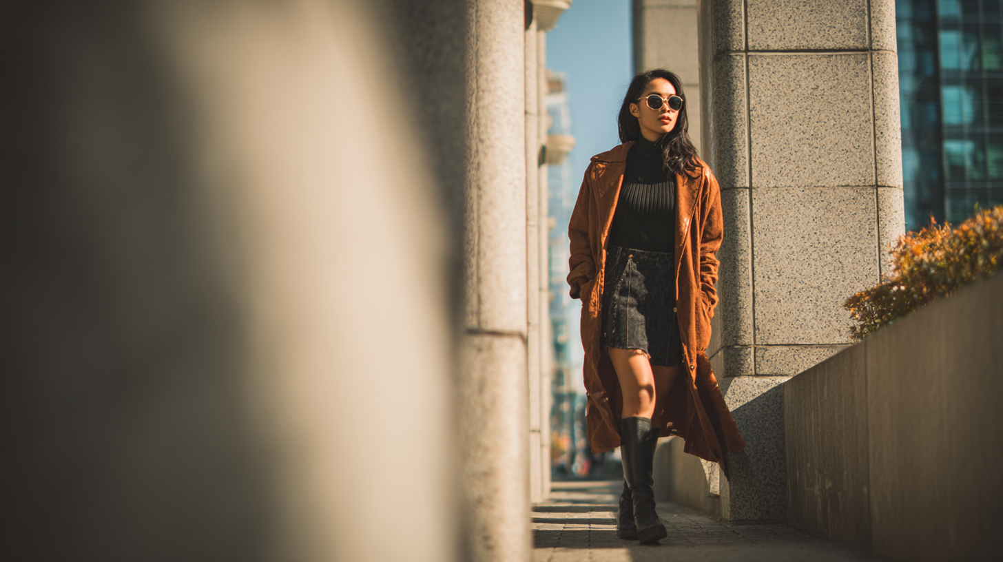 Summer accessories feature, full body editorial