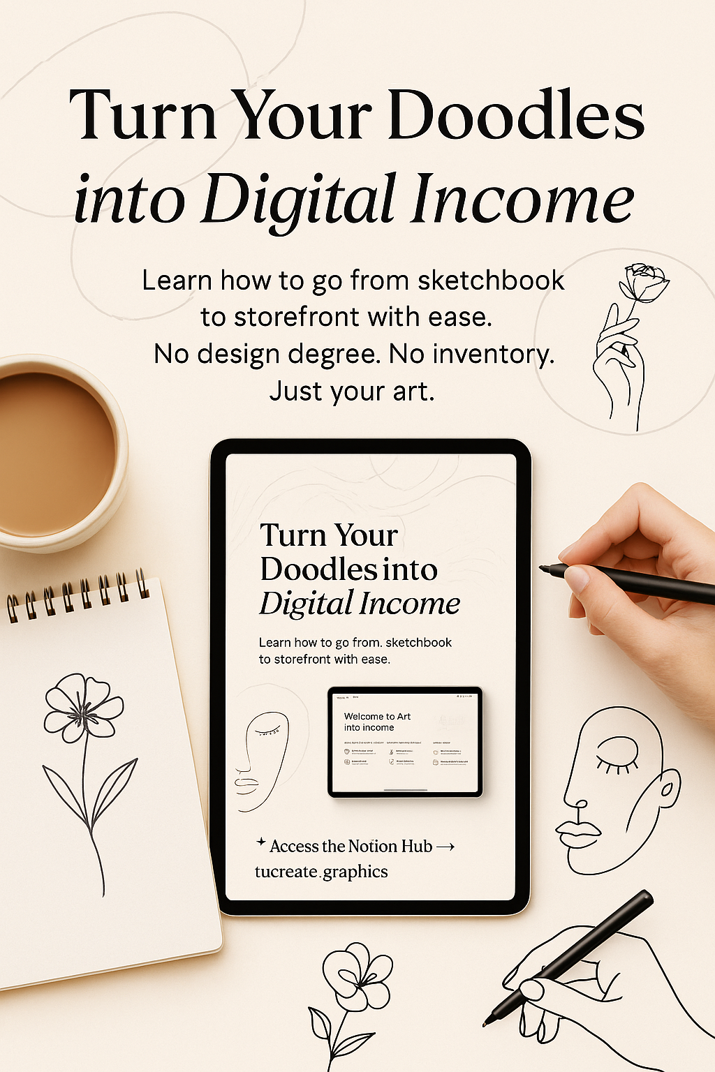 Art Into Income: Your Creative Business Hub (Notion Template)
