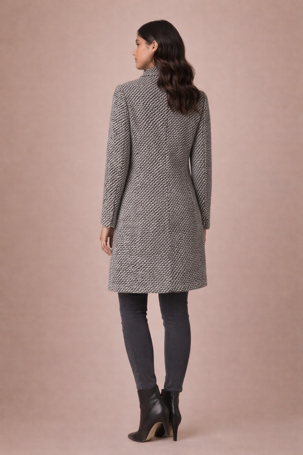 Colette Textured Wool Blend Coat - Autumn Winter