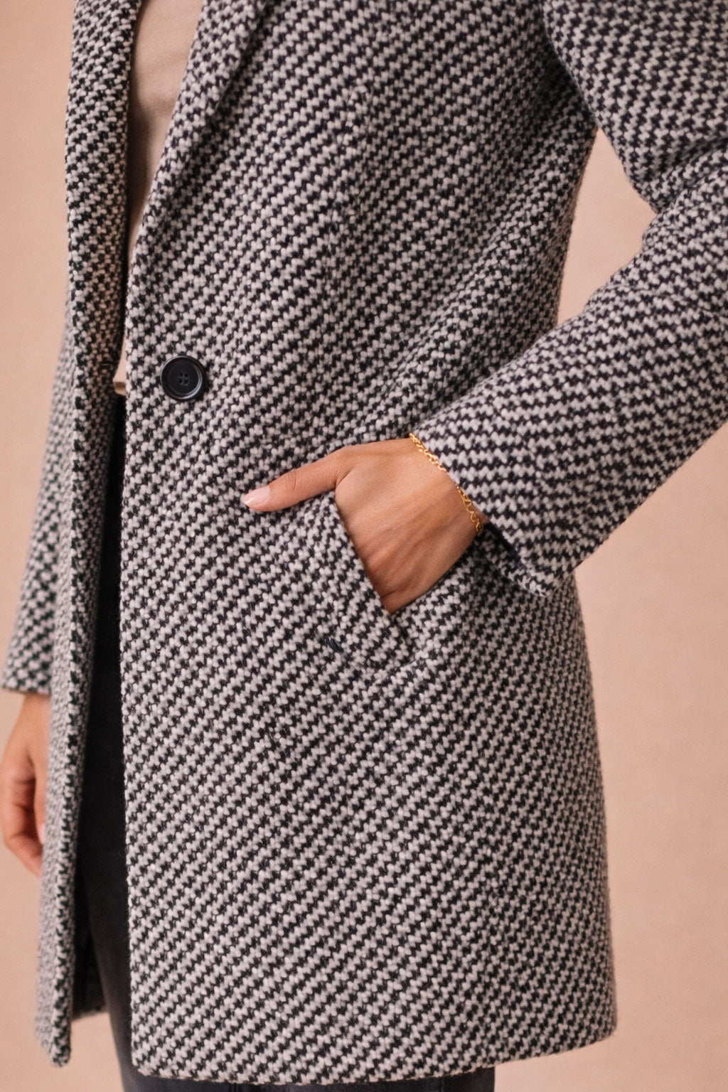 Colette Textured Wool Blend Coat - Autumn Winter