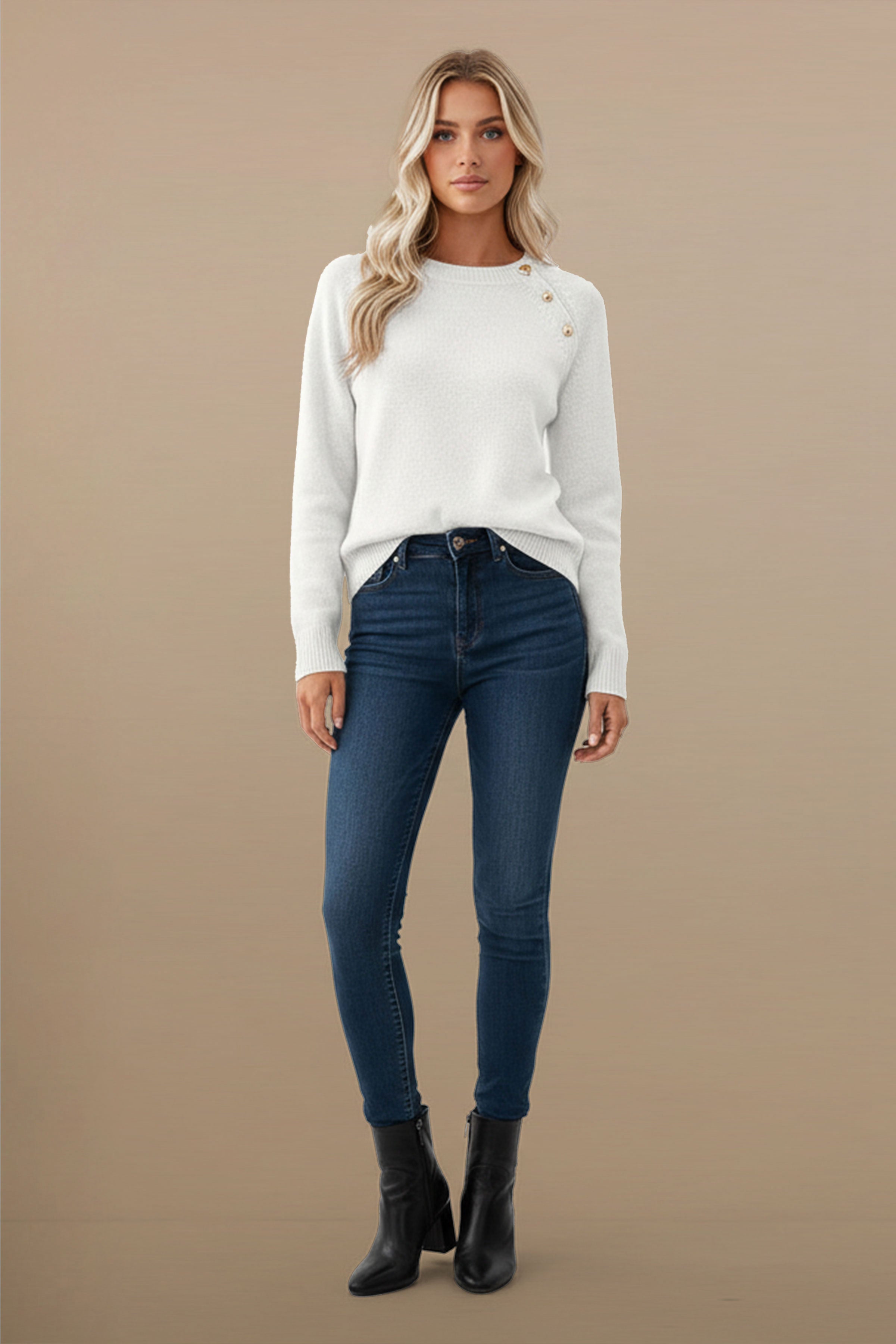 Elise Classic Knit Sweater - Timeless Style